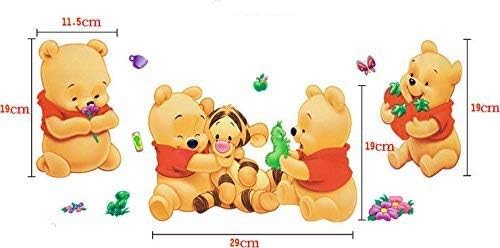 Winnie the Pooh and Tigger Stick Nursery/baby Wall Sticker Decal size 20x55 ADL377