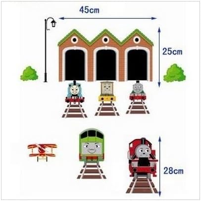 Thomas The Tank Engine Tank Friends Set Decal Decor Baby Art Wall Sticker Stickers Decoration Kids Bedroom Removable Mural Nursery size 50x70 ay738
