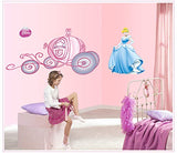 Cinderella Wall Stickers for Children's Rooms, Wallpaper Stickers, Wall Decals, Interior Stickers, Cute, Birthday, Disney Characters, Removable