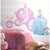 Cinderella Wall Stickers for Children's Rooms, Wallpaper Stickers, Wall Decals, Interior Stickers, Cute, Birthday, Disney Characters, Removable