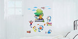 FeiFei (FeiFei) Rental OK! Removable W106 = Doraemon Wall Sticker (Accessories: Exclusive Poster Case Packaging + Practice Decal + Simple Instruction Manual) Wall Sticker / Interior Sheet / Remake