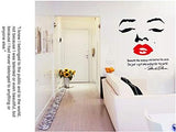 Ay7165 Marilyn Monroe Wall Art Sticker Decal Home Diy Decor Wall Mural Removable Room Decal Sticker