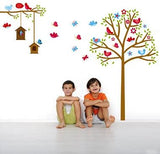 Kid's Tree with Birdcage Paper DIY Decals size 60x90 ay9097