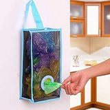 Plastic Bag Holder Hanging Organizer, Reusable Shopping Bag Storage Dispenser for Kitchen & Home