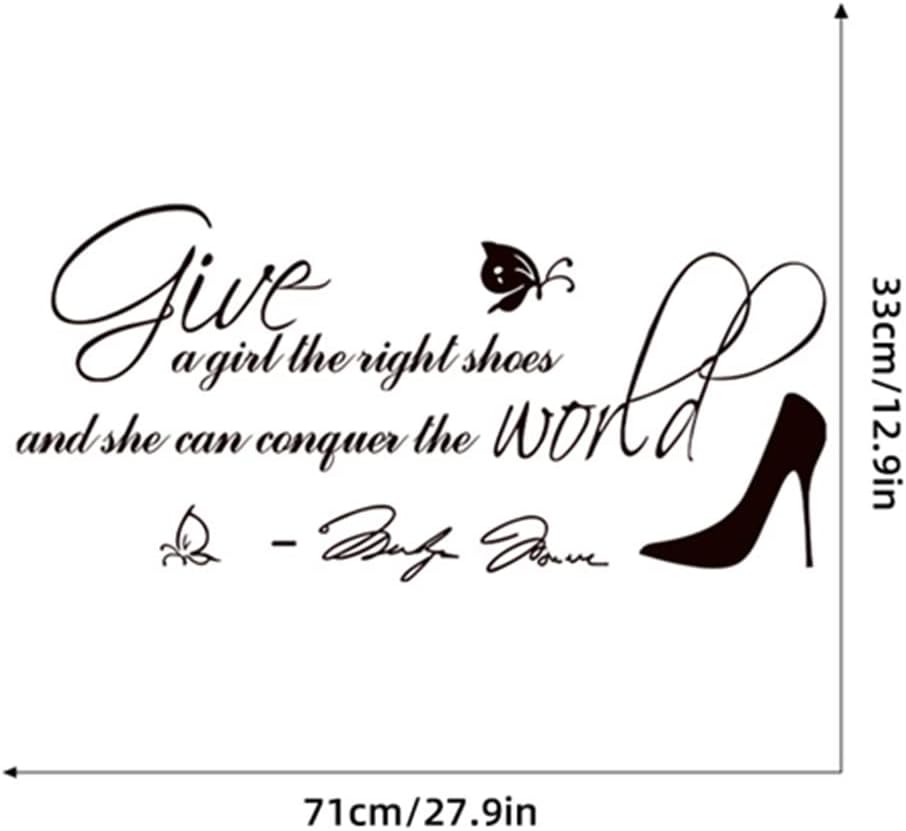 1pc Inspirational Wall Stickers, Motivational Wall Decals, Peel And Stick Vinyl Wall Quotes Stickers, Removable Positive Saying Word Decal For Bedroom Office School Classroom  size 50x70 dm350030