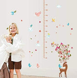 Wall Sticker Height Meter Bambi Fawn Deer Chunchun Cute Kids Growth Record Height Record Nursery Kindergarten kawaii size 50x70 sk7096