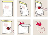 Pegatina Decorativa de Pared Vinilo Infantil con Álbumes Portafotos Decoracion Moderna Original Elegante para Habitación Bebés Niños o Niñas Adhesivo Hogar Salón ay9203 60x90