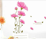 Pink Flower Wall Sticker DM570087