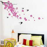 Peach Blossom Plum Flower Floral Wall Sticker Decal Decor Removable Wallpaper size 50x70 jm8010