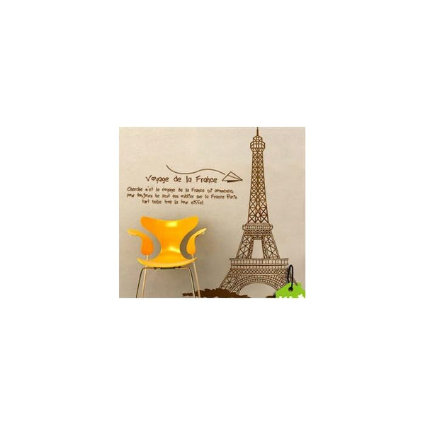 Rainbow Wall-stickers Wall Decor Removable Decal Sticker - Paris Eiffel Towe rJM7092
