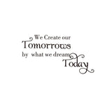 TBOP Home English Letters Creative Wall Stickers for Home Decor size 20x60 Dzr2006