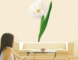 Flowers Wall Sticker (PVC Vinyl, 70 cm x 50 cm) Self Adhesive Sticker