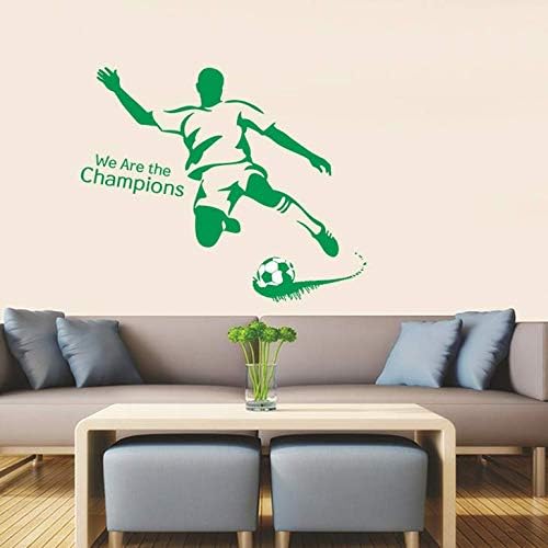Cartoon football wall sticker, suitable for living room bedroom, children's room decoration wallpaper size 50x70cm ncs0011