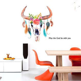 Abstract Floral & Feather Decor/Wall Art- XY8045