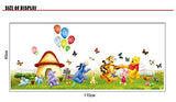 The Splash Vinyl Animals Wall Sticker,size 50x70 ay7039
