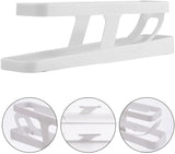 2 Tier Automatic Rolling Egg Holder for Refrigerator, Fridge Egg Dispenser Tray & Kitchen Egg Storage Rack
