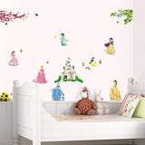 Princess Girl Castle DIY Removable Art Vinyl Wall Stickers Model DF5102