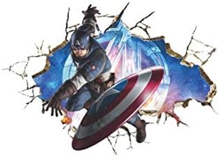 Captain america background wallpaper decorative stickers size 50x70 ncs0053