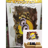 AY9268 3D Minion Floor or Wall Sticker Decals