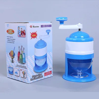 Handle DIY Ice Crusher Manual Multifunction Portable Ice slush Maker home Snow Cone Smoothie Ice Block Making Machine Ice Shaver
