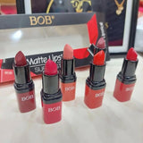 Pack of 6 Bob Super Stay Matte Lipstick Set | Best Quality Matte Lipsticks for Women (random shades)