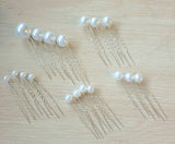 Pearl Wedding Hair Pins 16 wedding pins pearls hair pins white pearl wedding accessories bridal hair accessories