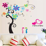 Ascent Decals Colorful Tree Wall Sticker for Kids Room size 60x90 df5105
