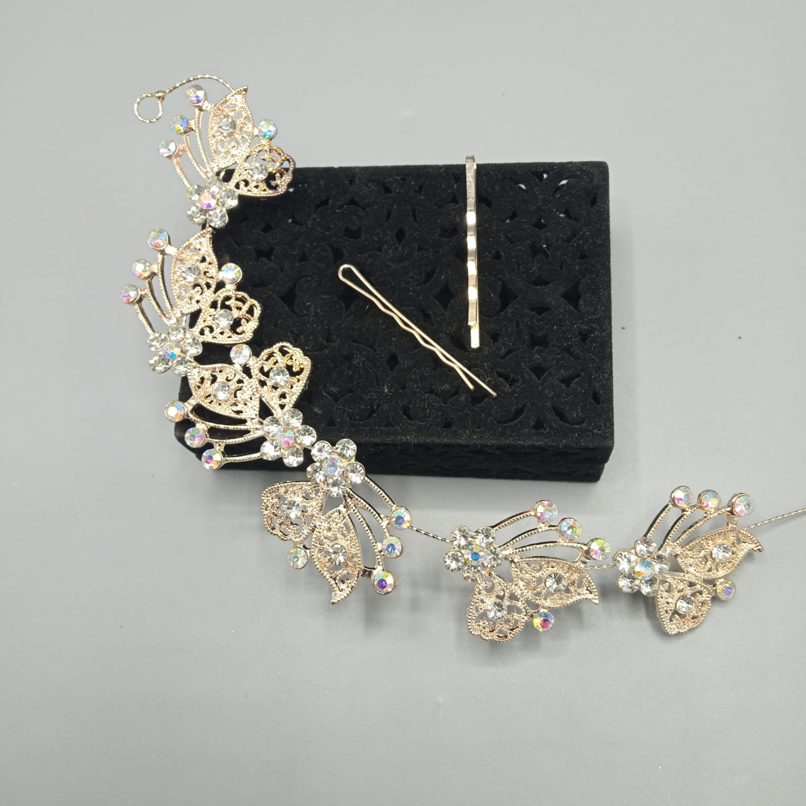 Fashion Pearls golden Wedding Hair Accessories Flowers Bridal Hair Jewelry Hair Pins Pearl Clips for Women Headpieces
