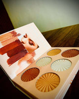Mocallure 4 in 1 Original Professional Makeup Book Palette – All-in-One Eyeshadow, Eyebrow Powder, Concealer, Blusher &amp; Highlighter Kit