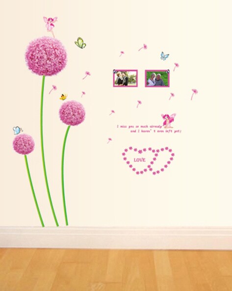 BIG BOOM® Flower Dandelion Butterfly DIY Removable Wall Sticker Decal Wallpaper