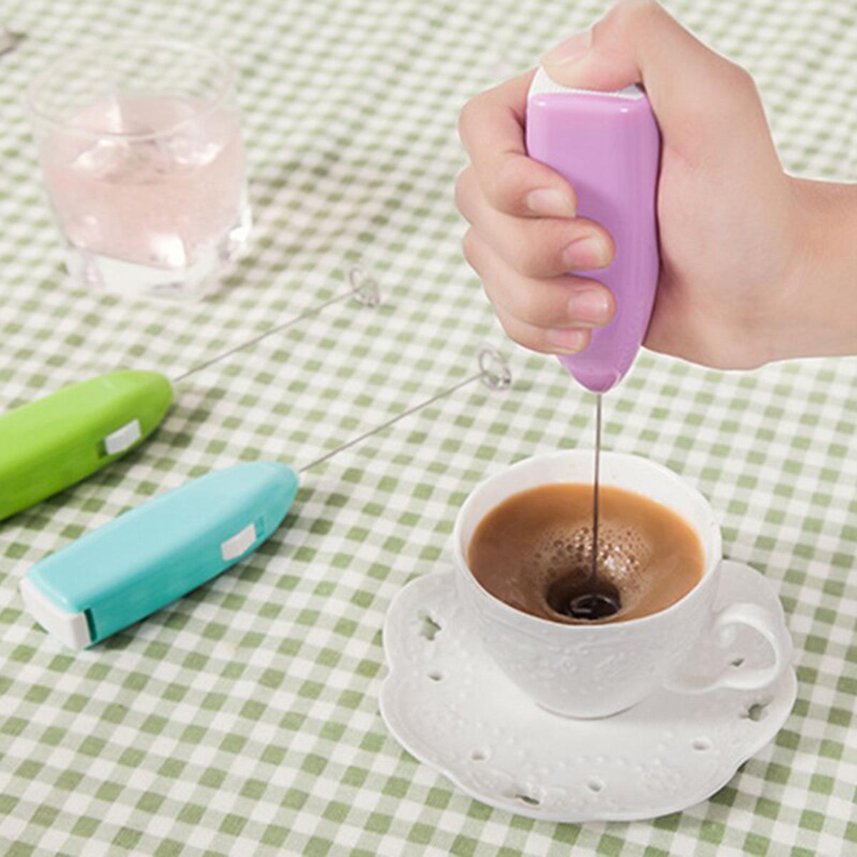 Multipurpose Electric Coffee Beater & Milk Frother | Handheld Mini Blender & Egg Whisk ( random colour )