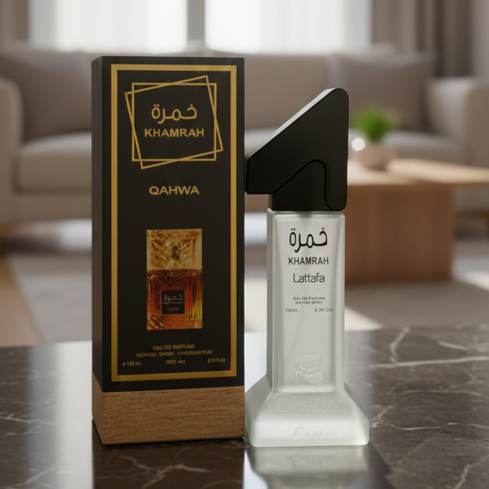 Khamrah by Lattafa Perfume | 100 ml | Long?Lasting Fragrance | 4 Hours Wear | Made in Pakistan