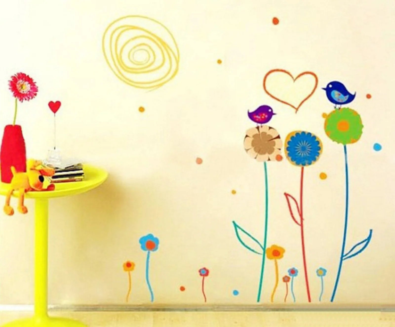 TipTop Wall Stickers Spring Flowers Print size 50x70 ay990