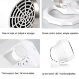 Miniature heater model WG-089..  Flexible 1800W Portable Electric Heater Fan Winter Warm Hot Fan Home Office Winter Warmer(random color )