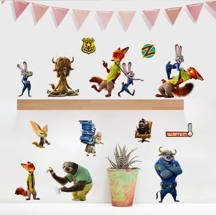 Wall sticker "Zootopia 2"size 30x90cm ztp003