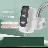 3000W Electric Water Heater Tap Instant Hot Water Faucet Heater Cold Heating Faucet Tankless Instantaneous Water Heater (Random Color)