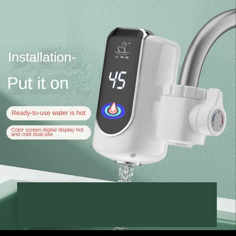 3000W Electric Water Heater Tap Instant Hot Water Faucet Heater Cold Heating Faucet Tankless Instantaneous Water Heater (Random Color)