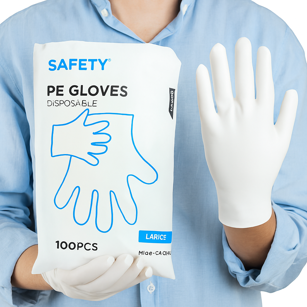 Safety Disposable Gloves – Reliable Protection, Comfort & Hygiene (Pack of 100)