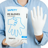 Safety Disposable Gloves – Reliable Protection, Comfort & Hygiene (Pack of 100)