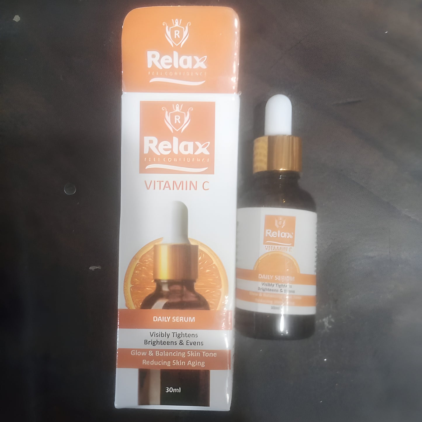 Relax Vitamin C Daily Face Serum – Brightening, Anti-Aging & Hydrating Formula For Healthy Radiant Skin (30ml)