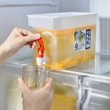 3.5Ltr Cooler Water Bottle Container For Kitchen SPACE-SAVING Cold Kettle with Faucet