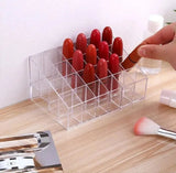 24 Grid Makeup Organizer Storage Box Cosmetic Box Lipstick Jewelry Box Case Holder Display Stand make up organizer