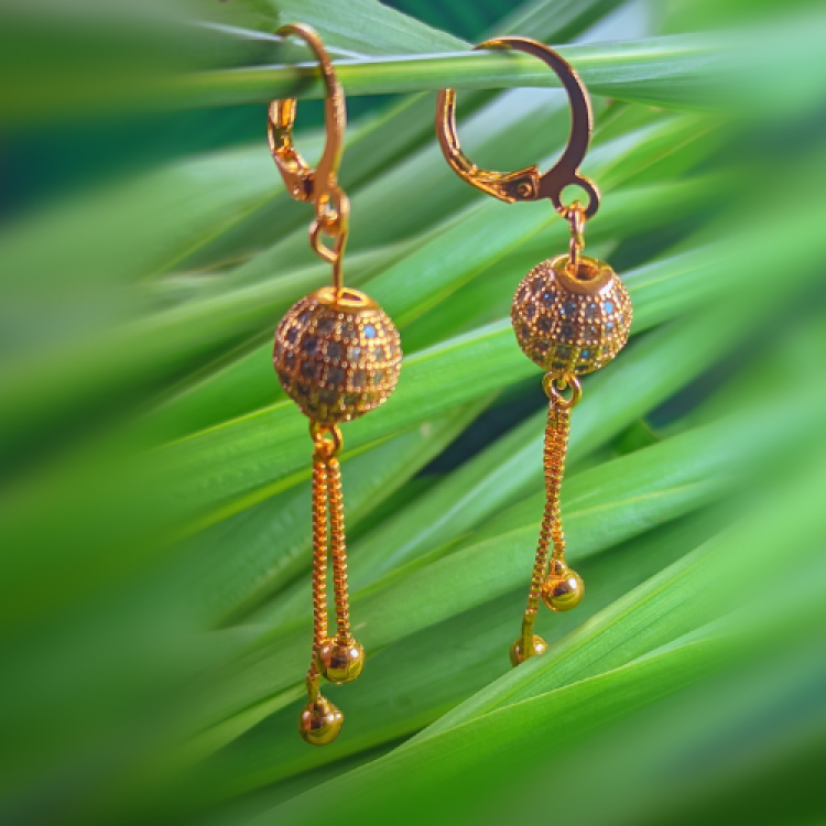 Big Simulated Drop Earrings for Women - Female Fashion Jewelry