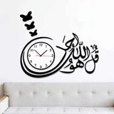 3d wall clock Wooden Wall Clock I  for bedroom I Quartz Watch DIY Design
