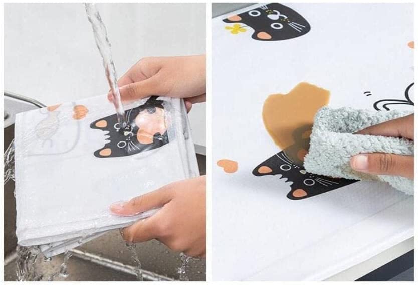 Oven Cover Kitchen Microwave Cover Waterproof Oil Dust Double Pockets Microwave Oven Cover (Random Design) (Made in China)