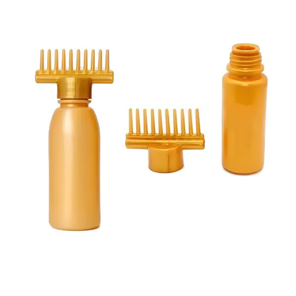 3 in 1 combo deal 1 Derma Roller (0.5mm) , Silicone Scalp Massage Brush , Oil Bottle