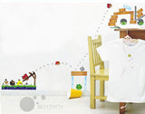 Red & Green Angry Birds Design Wallpaper size 50x70 lm7021