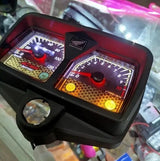 Speedometer for CG 125 Motorcycle | Honda 125cc Bikes With Meter Colour Lights (Complete meter with box)