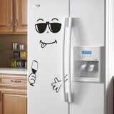 Glass Outside Fridge Decoration Sticker  size 20x28 nc1025