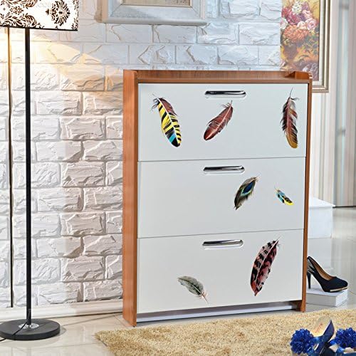 Lichi DIY Dream Feathers Wall Sticker for Home Room Decor size 50x70 sk7086